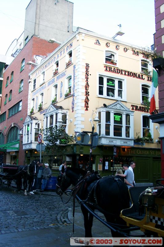 Dublin - Temple Bar - The Oliver St John Gogarty bar
