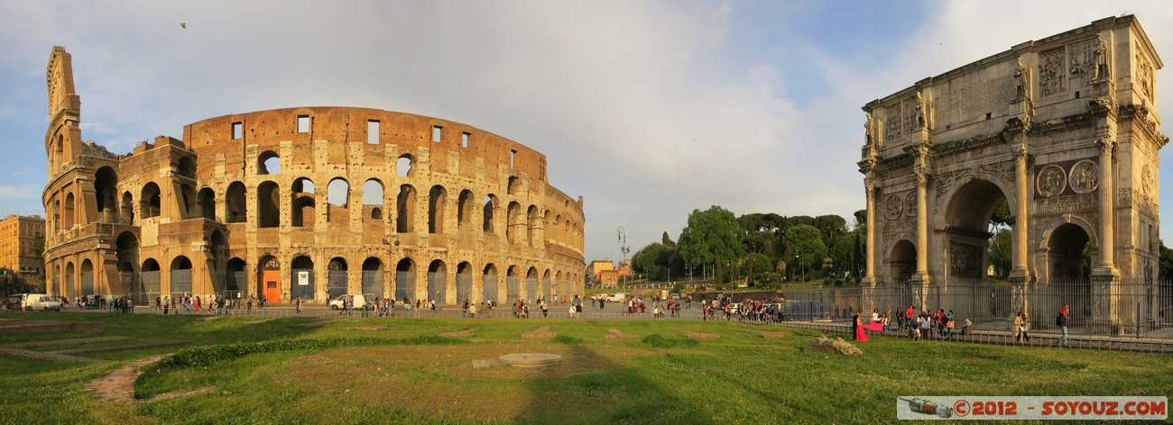 Roma - Colosseo e Arco di Costantino - panorama
Mots-clés: Campitelli geo:lat=41.89006036 geo:lon=12.49044541 geotagged ITA Italie Lazio Roma patrimoine unesco Ruines Romain Colosseo Arco di Costantino sunset panorama
