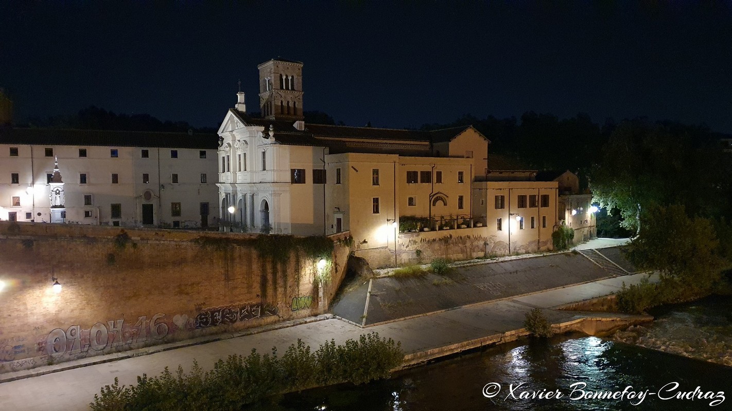Roma
Mots-clés: Italie Lazio Nuit Isola Tiberina Basilica di San Bartolomeo Eglise