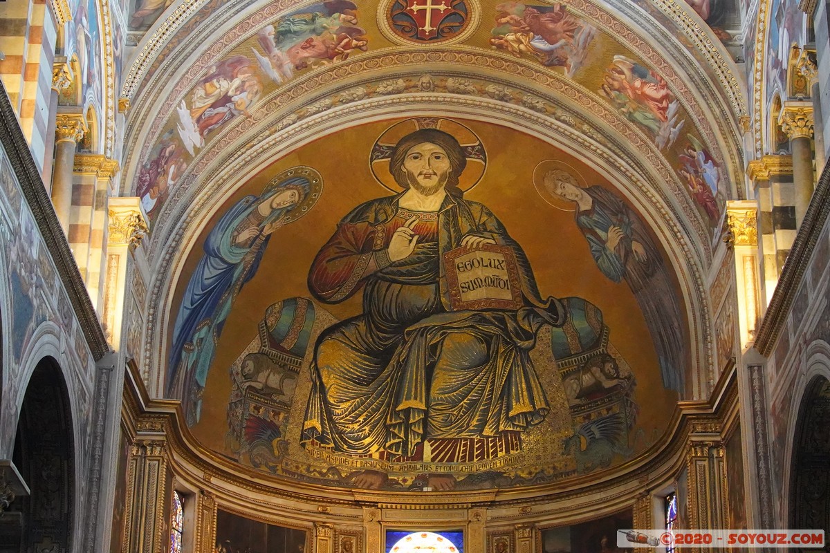 Pisa - Duomo
Mots-clés: geo:lat=43.72333349 geo:lon=10.39598386 geotagged ITA Italie Pisa Roman Catholic Archidiocese of Pisa Toscana Piazza dei Miracoli Eglise Duomo di Pisa peinture patrimoine unesco