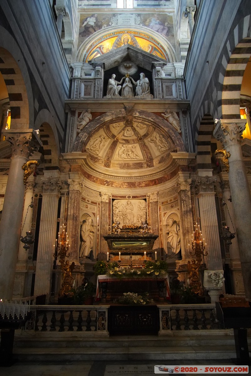 Pisa - Duomo
Mots-clés: geo:lat=43.72333349 geo:lon=10.39598386 geotagged ITA Italie Pisa Roman Catholic Archidiocese of Pisa Toscana Piazza dei Miracoli Eglise Duomo di Pisa patrimoine unesco