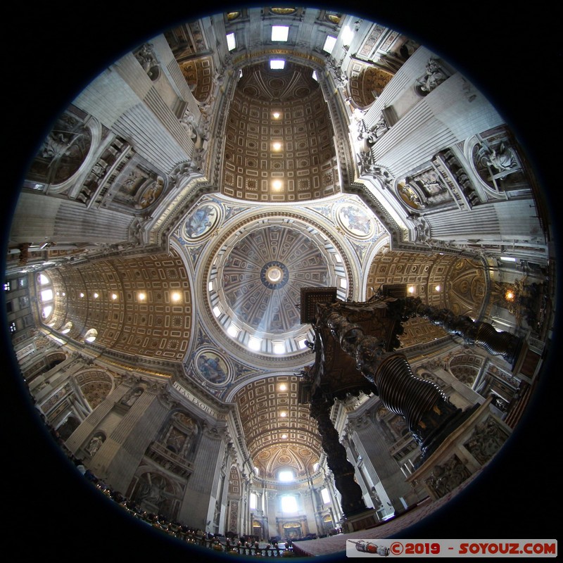 Citta del Vaticano - Basilica di San Pietro
Mots-clés: Citta' Del Vaticano geo:lat=41.90221765 geo:lon=12.45395247 geotagged VAT Vatican Vatikanstadt Citta del Vaticano patrimoine unesco Basilica di San Pietro Egli$e Fish eye panorama Lumiere La cupola di Michelangelo Il Baldacchino