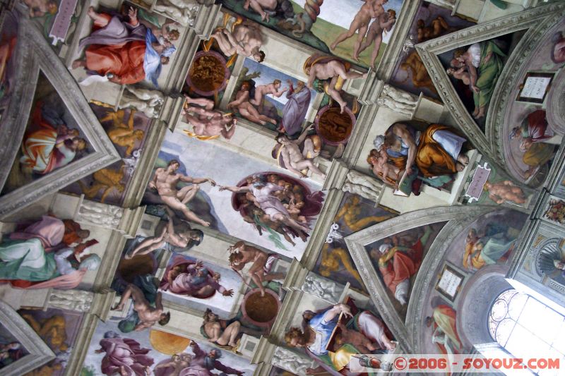 Chapelle Sixtine
l'Homme et Dieu
