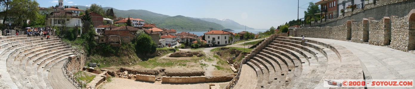 Ohrid - Amphitheatre - panorama
Mots-clés: patrimoine unesco Ruines Romain panorama