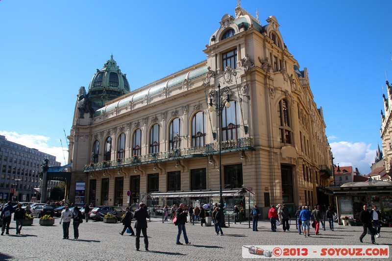 Prague - Namesti Republiky - Obecni dum
Mots-clés: Brno-m&Auml;�sto CZE geo:lat=50.08784928 geo:lon=14.42874628 geotagged Prag R&Atilde;&copy;publique Tch&Atilde;&uml;que Vinohrady patrimoine unesco Namesti Republiky Obecni dum