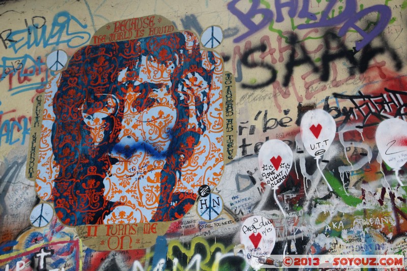 Prague - Mala Strana - John Lennon's wall
Mots-clés: CZE geo:lat=50.08621315 geo:lon=14.40676318 geotagged Hlavn&Atilde;&shy; m&Auml;�sto Praha Ko&Aring;&iexcl;&Atilde;&shy;&Aring;�e Prager Kleinseite R&Atilde;&copy;publique Tch&Atilde;&uml;que patrimoine unesco Mala Strana John Lennon's wall peinture