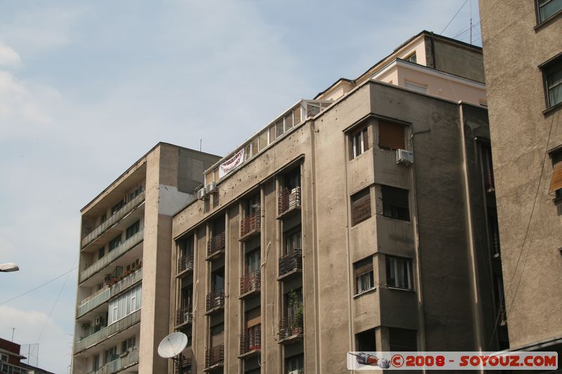 Bucarest - Bullet impacts
