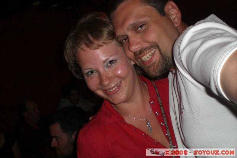 Novosibirsk - Solar Eclipse party - Yulia and me
