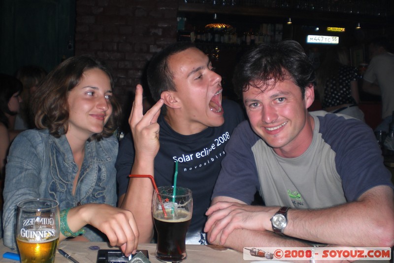 Novosibirsk - Solar Eclipse party - Lukasz and Xavier
