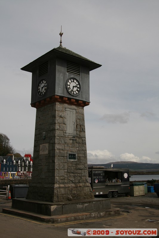 Mull - Tobermory
Tobermory, Argyll and Bute, Scotland, United Kingdom
Mots-clés: Horloge Monument