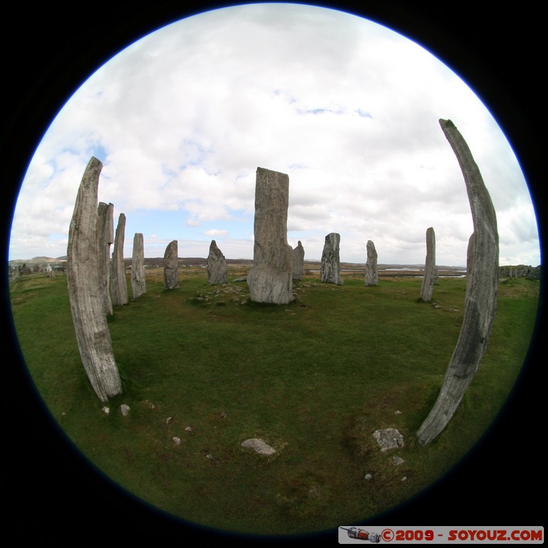 Hebridean Islands - Lewis - Callanish Standing Stones
Callanish, Western Isles, Scotland, United Kingdom
Mots-clés: Megalithique prehistorique Fish eye
