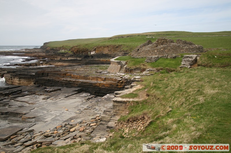 Orkney - Rousay - Midhowe Broch
Georth, Orkney, Scotland, United Kingdom
Mots-clés: Ruines prehistorique mer