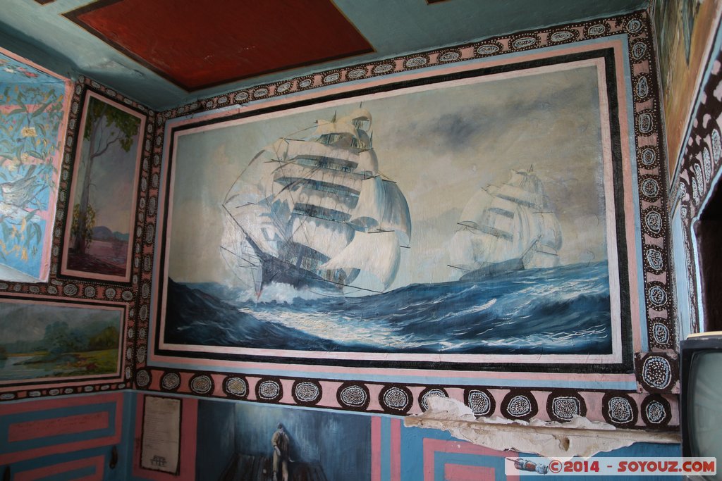 Fremantle Prison - Main Cell Block - Cell A24 / Inmate painting
Mots-clés: AUS Australie Fremantle geo:lat=-32.05468106 geo:lon=115.75366169 geotagged Western Australia Fremantle Prison Prison patrimoine unesco peinture