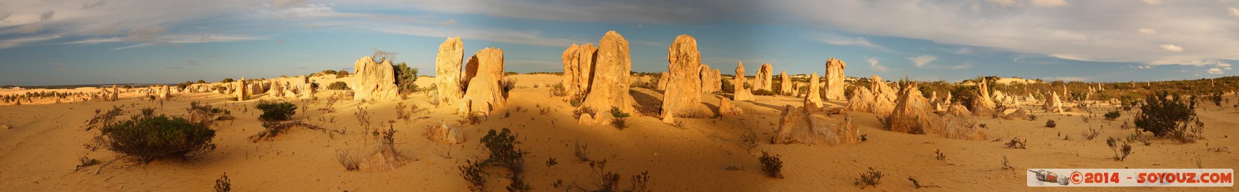 Nambung National Park  - The Pinnacles - Panorama
Stitched Panorama
Mots-clés: AUS Australie Cervantes geo:lat=-30.59626309 geo:lon=115.16326714 geotagged Western Australia Parc paysage panorama
