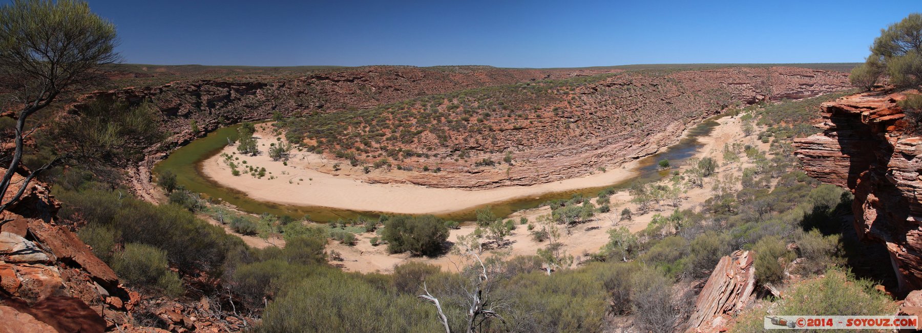 Kalbarri National Park - The Loop
Stitched Panorama
Mots-clés: AUS Australie geo:lat=-27.55366150 geo:lon=114.44593850 geotagged Kalbarri Western Australia Parc national paysage The Loop Murchison River Riviere