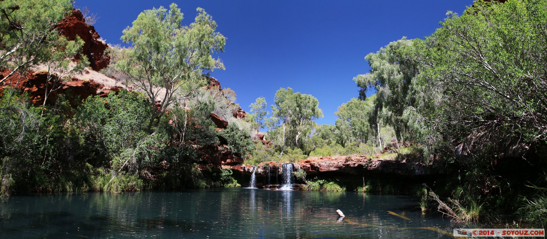 Karijini National Park - Dales Gorges - Fern Pool - Panorama
Stitched Panorama
Mots-clés: AUS Australie geo:lat=-22.47751624 geo:lon=118.54805410 geotagged Wittenoom Western Australia Karijini National Park Karijini Dales Gorges Fern Pool Lac Arbres panorama