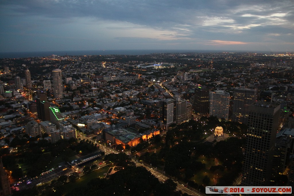 Sydney by Night from Sydney Tower - ANZAC Memorial / Hyde Park
Mots-clés: AUS Australie geo:lat=-33.87061932 geo:lon=151.20903566 geotagged New South Wales Sydney Nuit Sydney Tower Hyde Park ANZAC Memorial