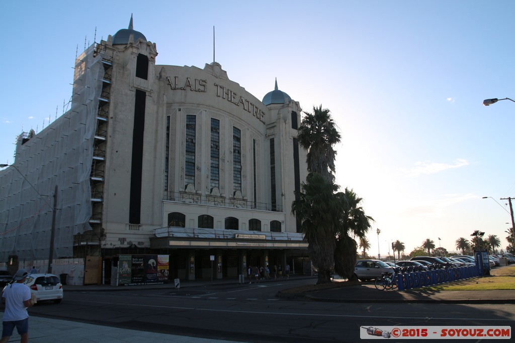 Melbourne - St Kilda - The Palais Theatre
Mots-clés: AUS Australie geo:lat=-37.86706880 geo:lon=144.97672040 geotagged Saint Kilda St Kilda Victoria The Palais Theatre