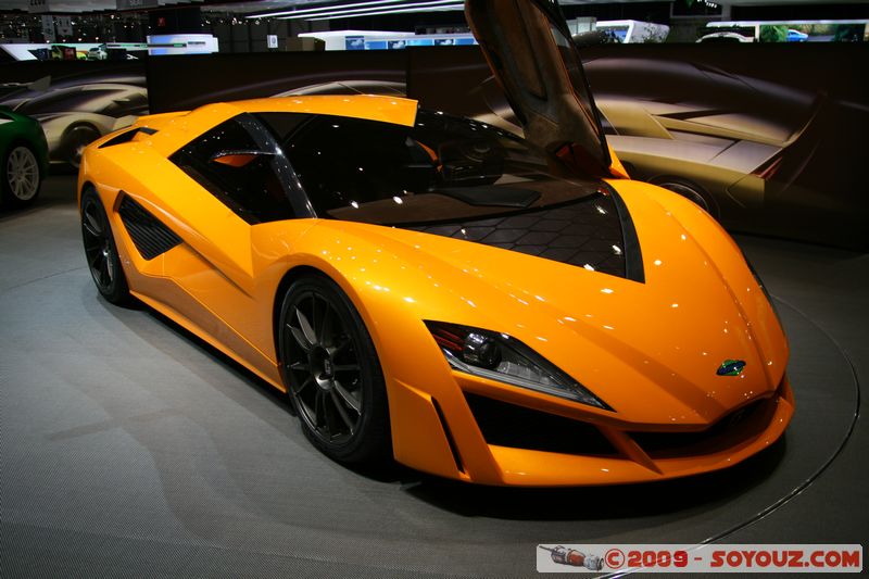 Salon Auto de Geneve 2009 - Giugiaro Frazer-Nash
Mots-clés: voiture Giugiaro vehicule