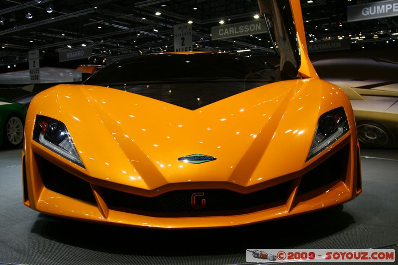 Salon Auto de Geneve 2009 - Giugiaro Frazer-Nash
Mots-clés: voiture Giugiaro vehicule