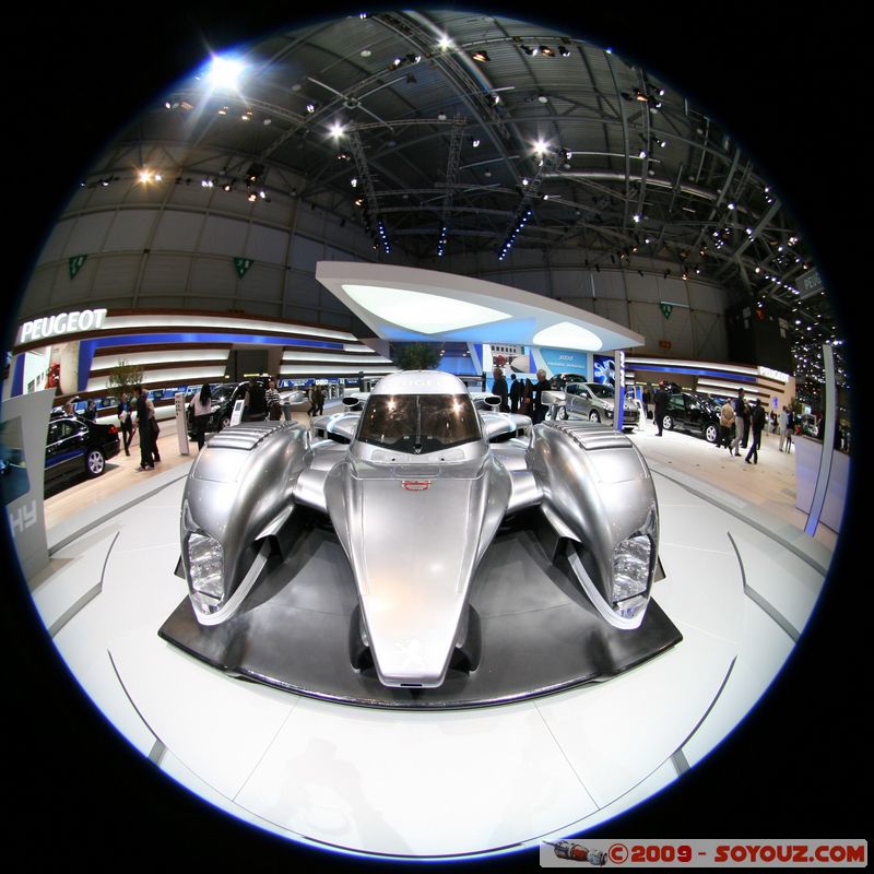 Salon Auto de Geneve 2009 - Peugeot 908 HY
Mots-clés: voiture Fish eye peugeot vehicule