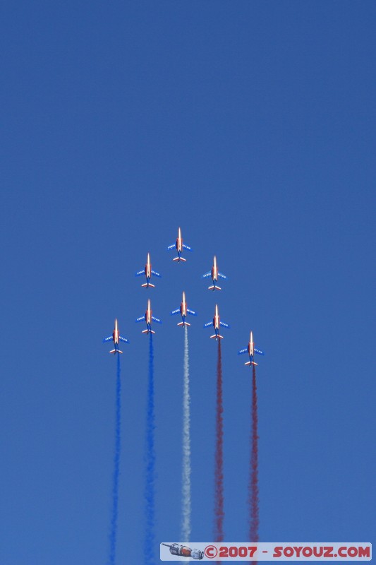 Patrouille de France
Mots-clés: meeting aÃ©rien avion voltige aÃ©rienne patrouille