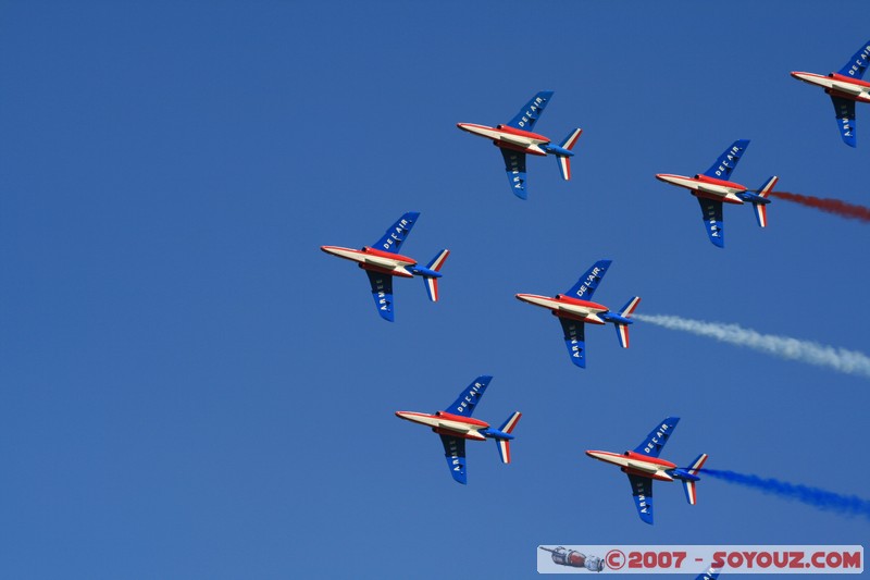 Patrouille de France
Mots-clés: meeting aÃ©rien avion voltige aÃ©rienne patrouille