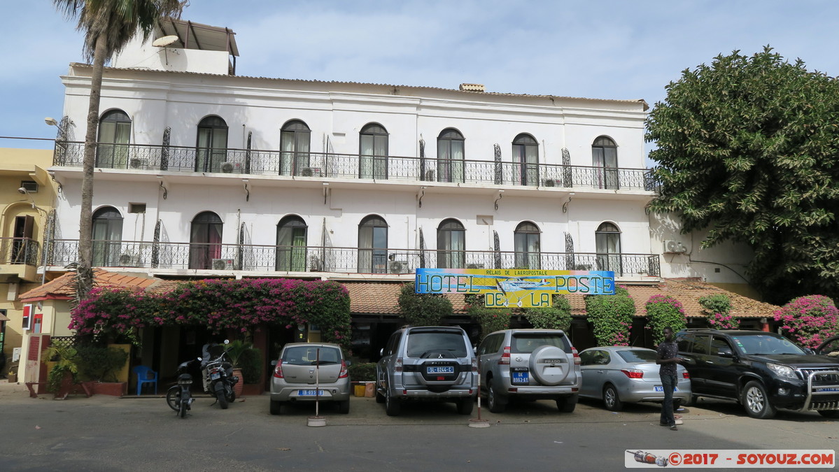 Saint-Louis - Hotel de La Poste
Mots-clés: geo:lat=16.02611875 geo:lon=-16.50383323 geotagged Region Saint-Louis SEN Senegal Sor Saint-Louis patrimoine unesco Hotel de la Poste