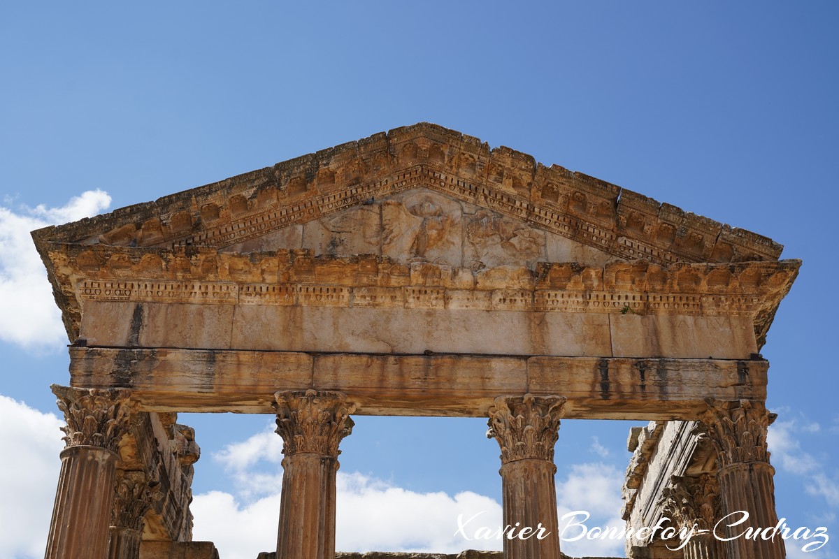 Dougga - Le Capitole
Mots-clés: Bājah Dougga geo:lat=36.42267454 geo:lon=9.21820521 geotagged TUN Tunisie Beja Thugga Ruines Ruines romaines patrimoine unesco Capitole