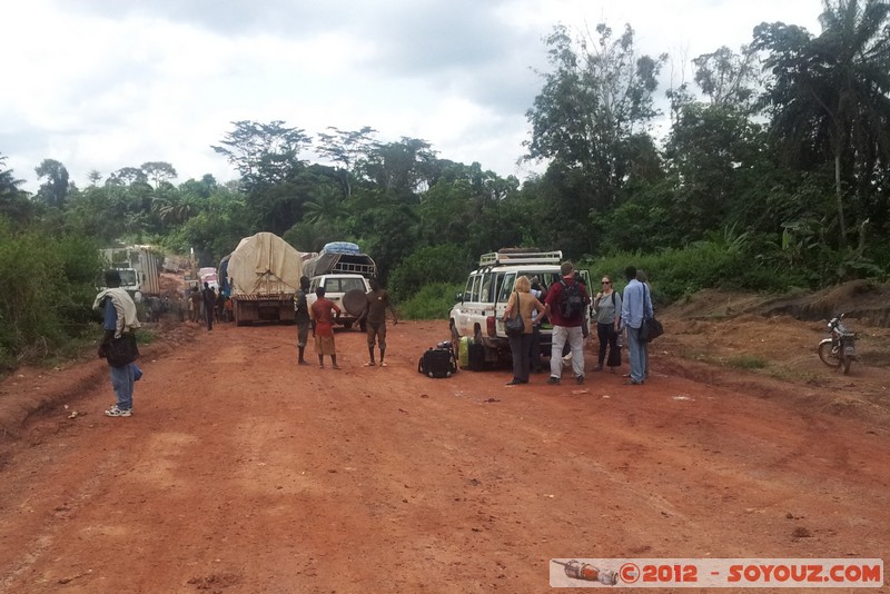 Road from Zwedru - Mud spot
