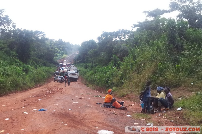 Road from Zwedru - Mud spot
