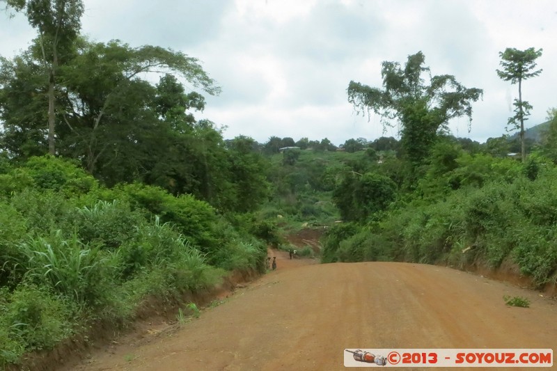 Route Man / Frontière Guinée
