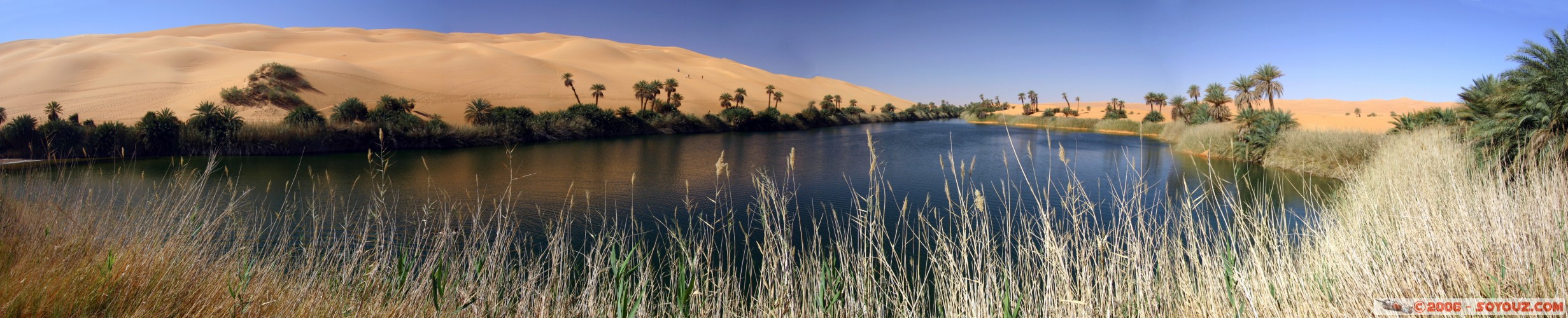 Vue panoramique sur le lac Gebraoun
