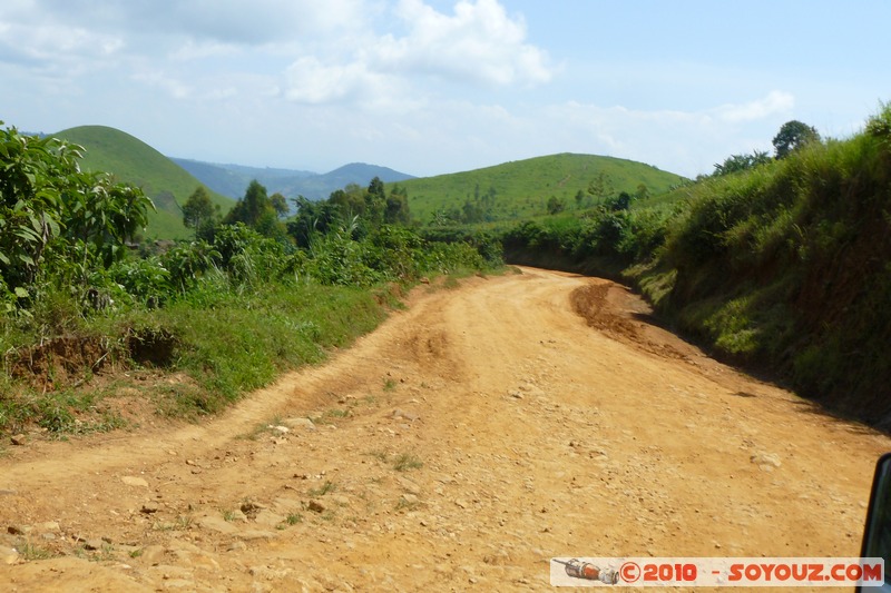 Route Bukavu/Uvira - Les escarpements
