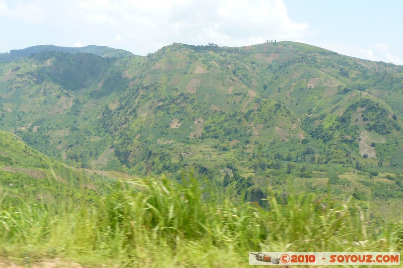 Route Bukavu/Uvira - Les escarpements
