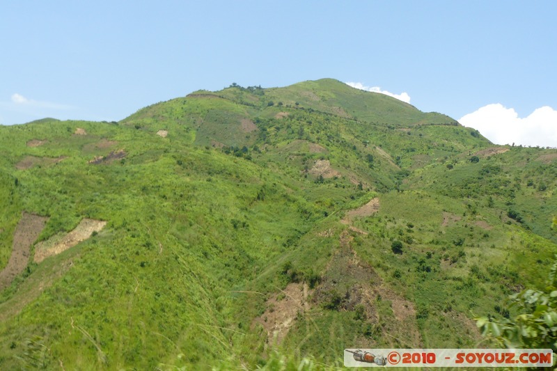 Route Bukavu/Uvira - Les escarpements
