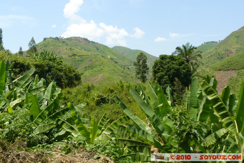 Route Bukavu/Uvira - Les escarpements
