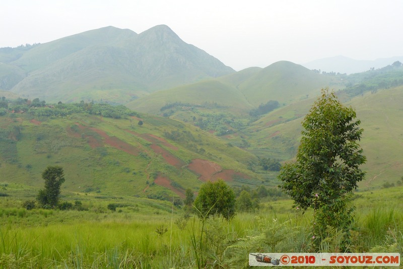 Route Bukavu/Uvira - Les escarpements
