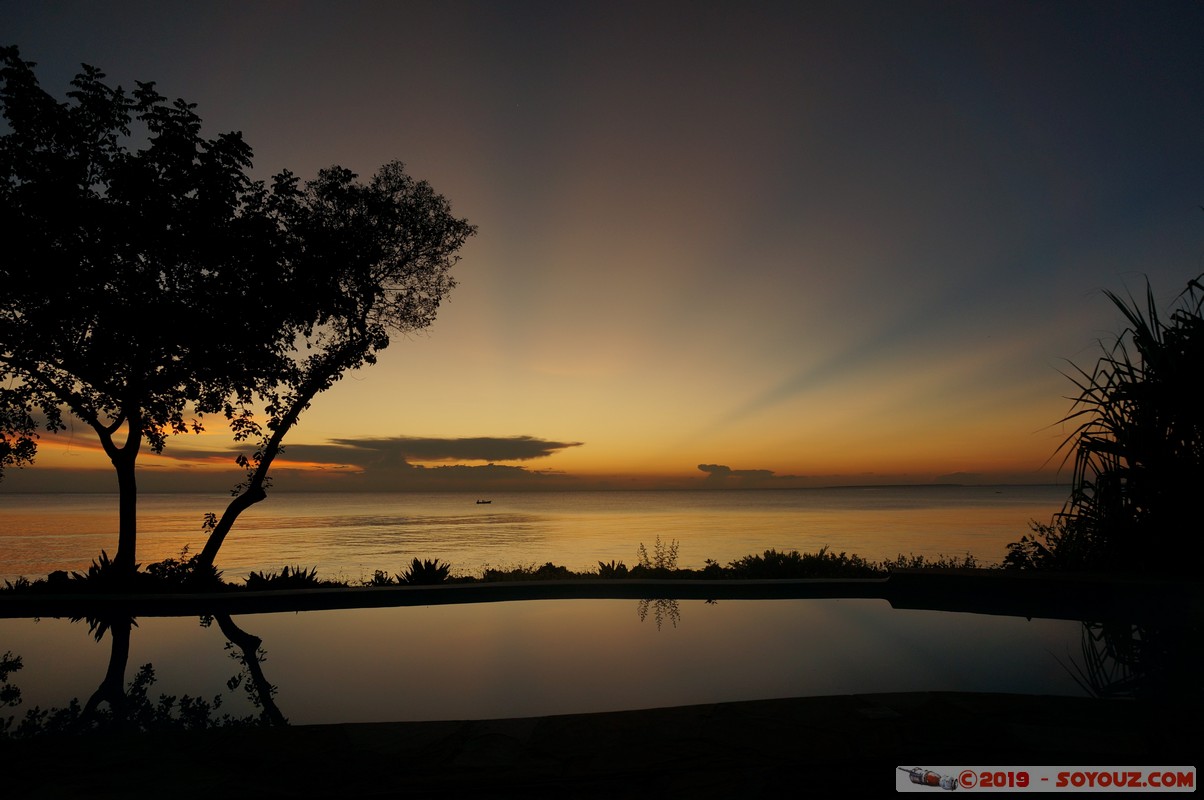 Zanzibar - Dimbani - Sunset
Mots-clés: Dimbani Tanzanie TZA Zanzibar Central/South Zanzibar Mer Piscine Karamba Resort sunset Lumiere Arbres