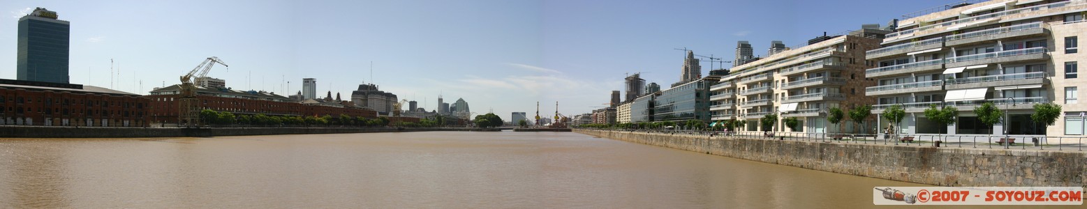 Buenos Aires - Puerto Madero - Dique 1 - panoramique
