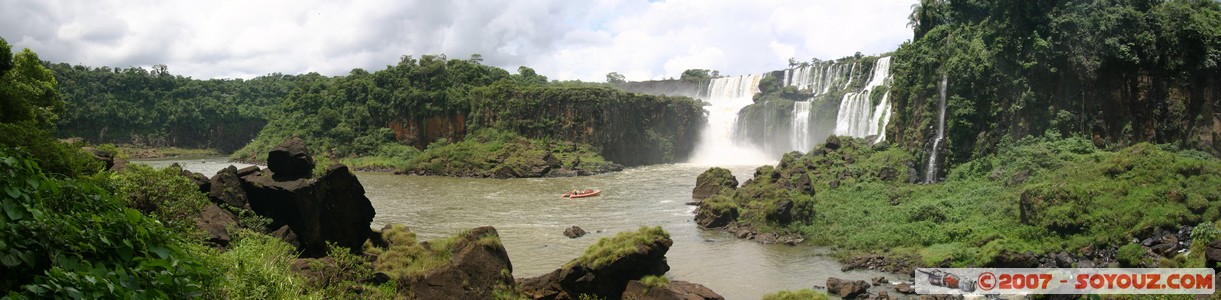 Cataratas del Iguazu - Salto Bossetti - panoramique
