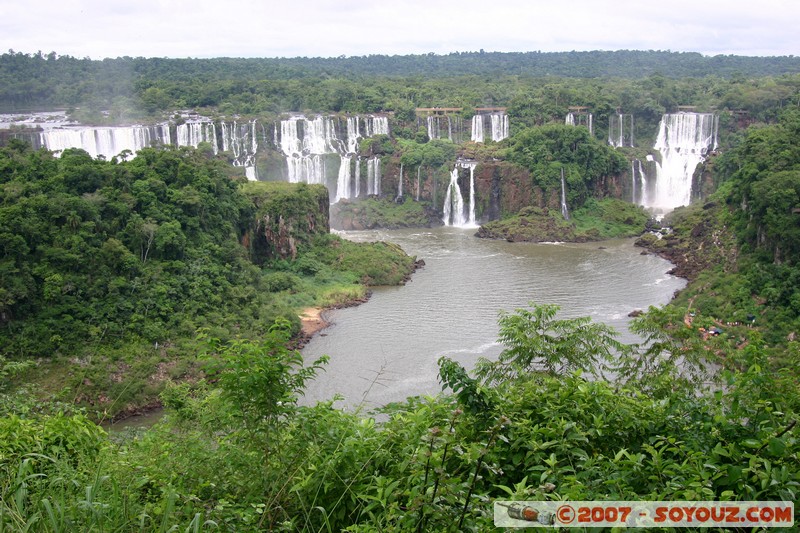 Brazil - Parque Nacional do Iguaçu - Salto San Martin, Salto Mbigua, Salto Bernabé Mendez
Mots-clés: cascade