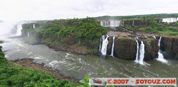 Brazil - Parque Nacional do Iguaçu - Garganta del Diablo, Salto Rivadavia, Salto tres Mosqueteros, Salto dos Mosqueteros
