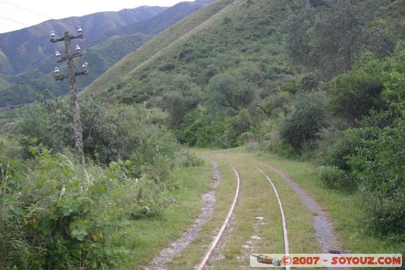 Ruta 51 - Quebrada del Toro - rails du Tren a Las Nubes
