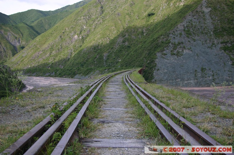 Ruta 51 - Quebrada del Toro - rails du Tren a Las Nubes
