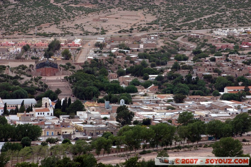 Quebrada de Humahuaca - vue sur le village
