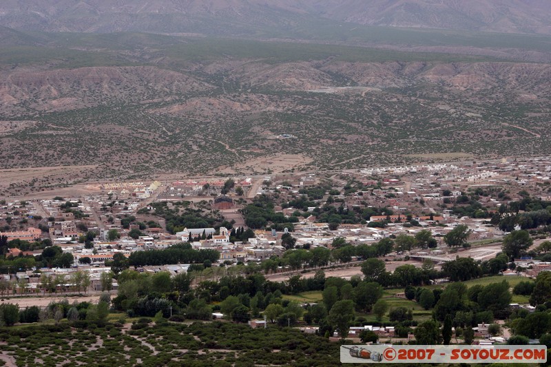 Quebrada de Humahuaca - vue sur le village
