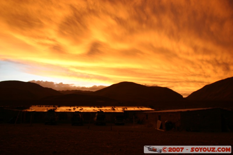 Couché de Soleil sur Huayllajara Hostal Altiplano
Mots-clés: sunset