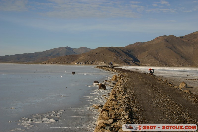 Salar de Uyuni- entrée du Salar
