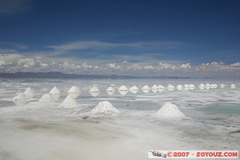 Salar de Uyuni - extraction de sel
